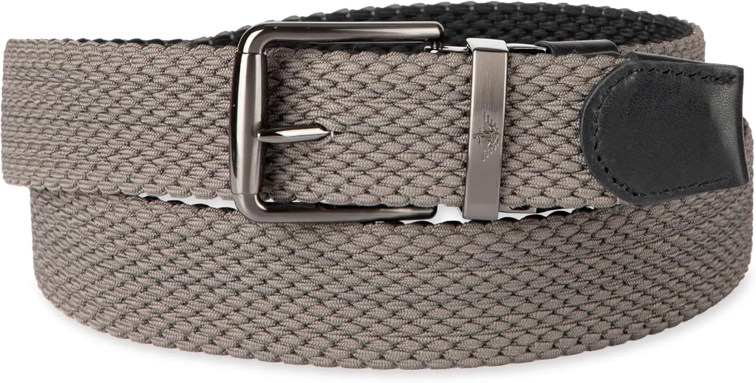 Dockers mens Reversible Stretch Fabric Web Belt