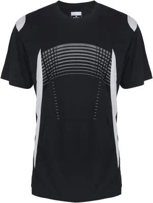 Facitisu Mens Crew T-Shirt Moisture Wicking Active Quick Dry Running Fitness Short Sleeve