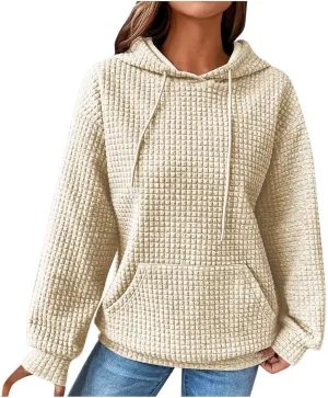 Fall Hoodies for Women,2023 Trendy Lightweight Cable Knit Oversized Sweatshirt,Casual Long Sleeve Pullover Tops
