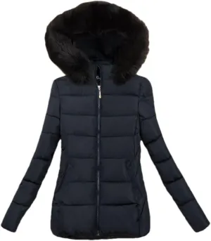 Fjnbbiot Winter Jacket Women Parkas Thicken Outerwear Hooded Short Coats Female Slim Cotton Padded Basic Tops