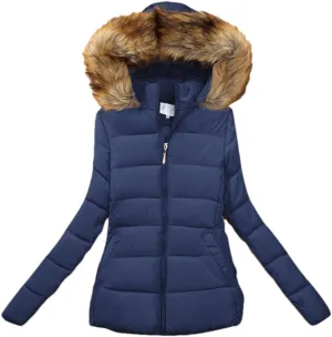 Fjnbbiot Winter Jacket Women Parkas Thicken Outerwear Hooded Short Coats Female Slim Cotton Padded Basic Tops