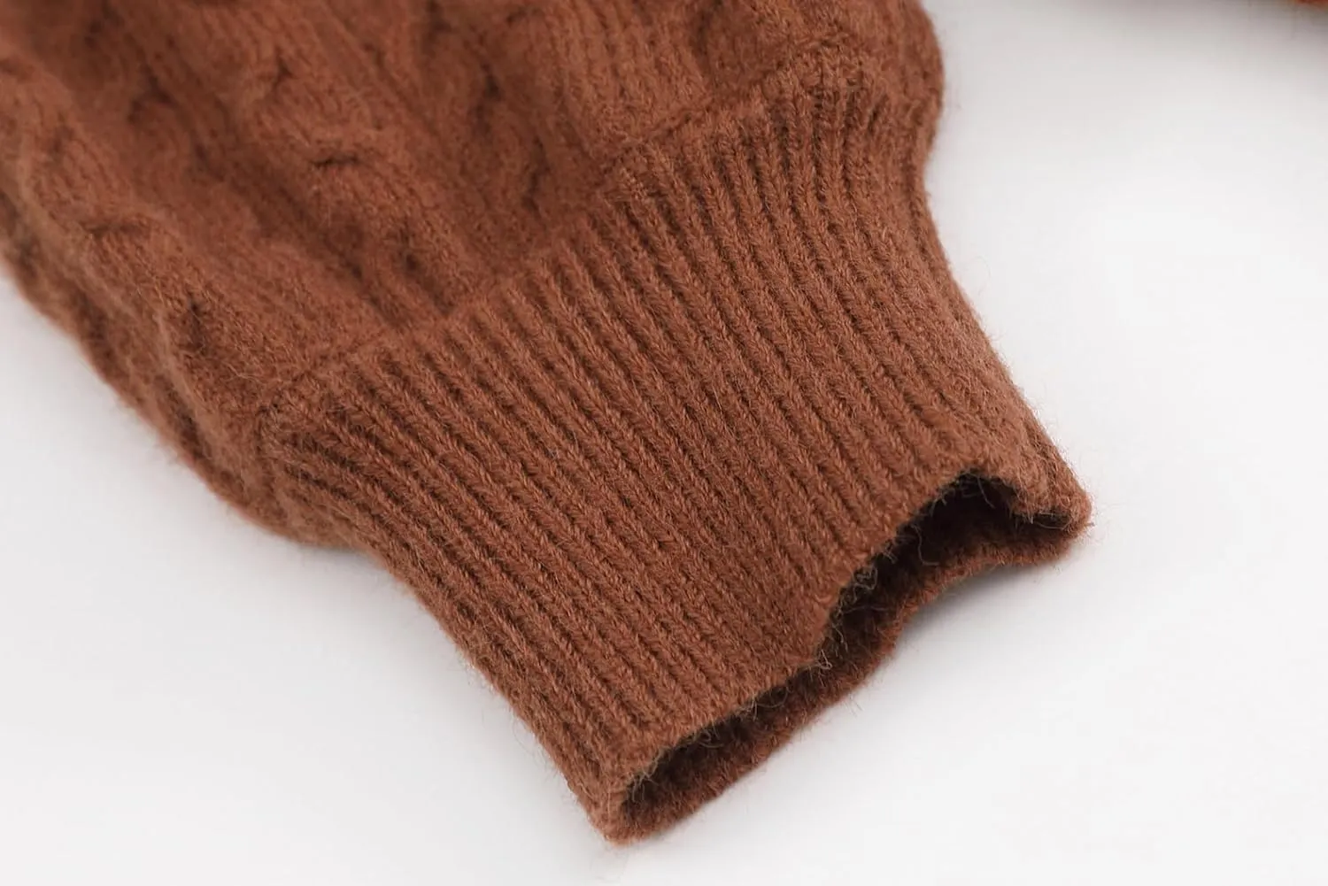 GABERLY Button Down Thickened Sweaters V Neck Open Front Loose Oversized Cardigans Knit Outwear for Women