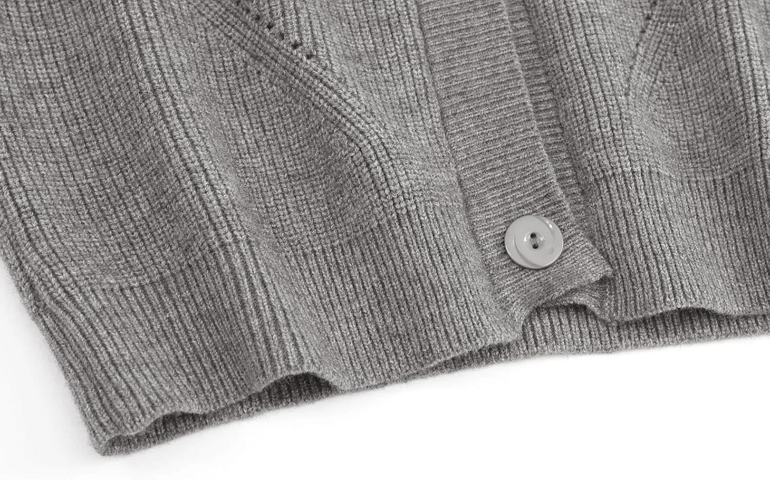 GABERLY Button Down Thickened Sweaters V Neck Open Front Loose Oversized Cardigans Knit Outwear for Women