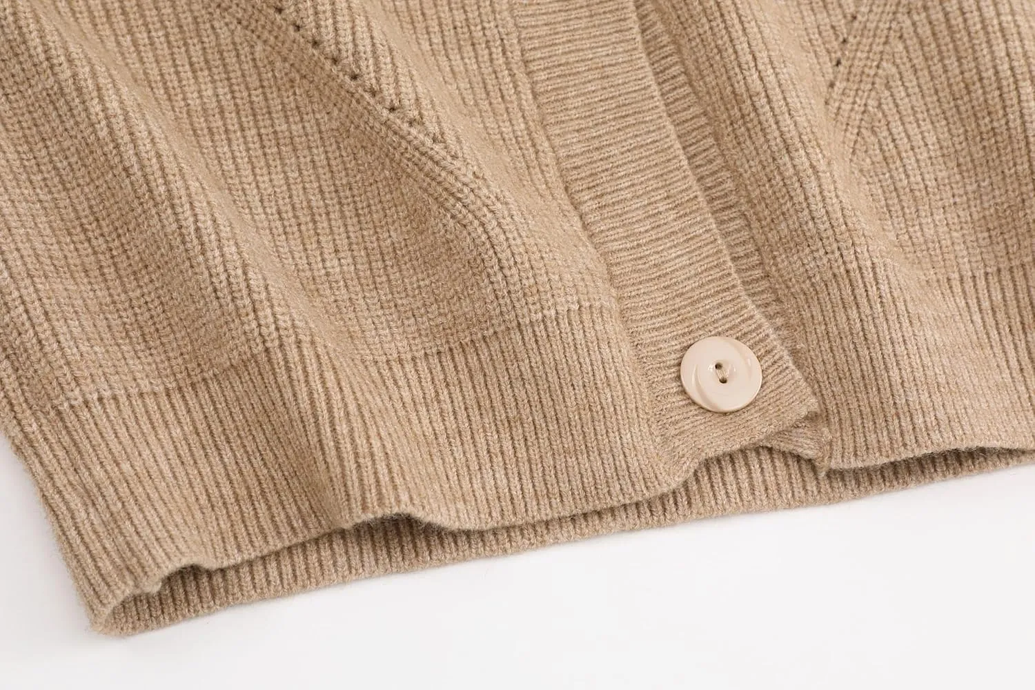 GABERLY Button Down Thickened Sweaters V Neck Open Front Loose Oversized Cardigans Knit Outwear for Women