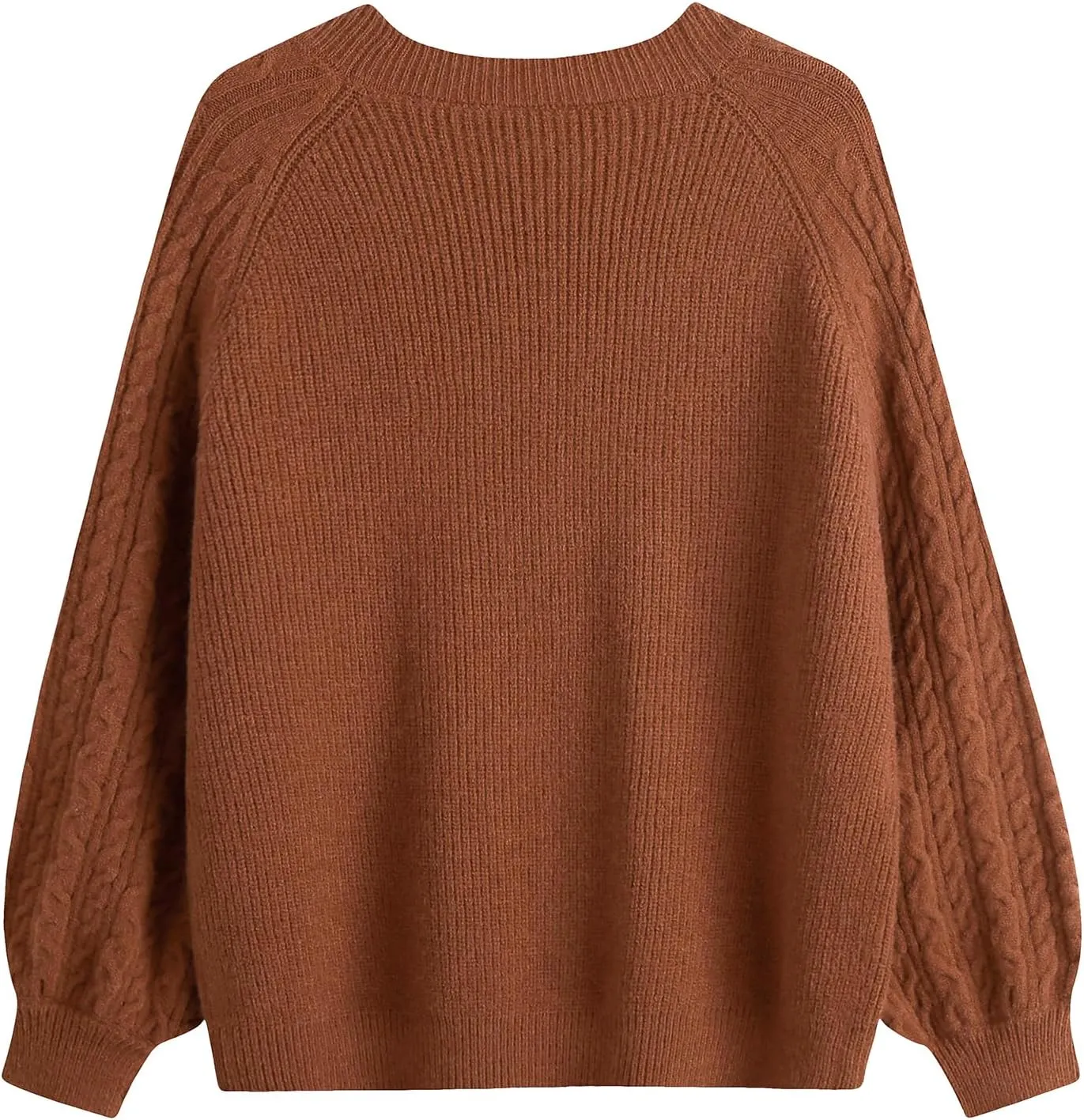 GABERLY Button Down Thickened Sweaters V Neck Open Front Loose Oversized Cardigans Knit Outwear for Women
