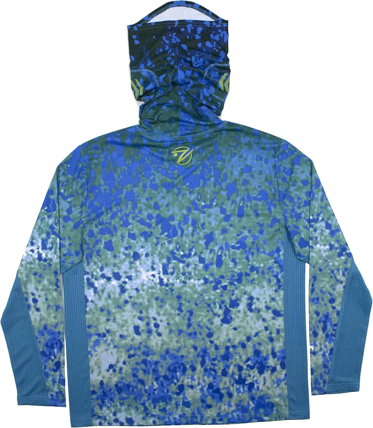 Gillz Men's Pro Striker Long Sleeve UV Fishing Shirt with Built-in Mask | UV Protection | Moisture Wicking