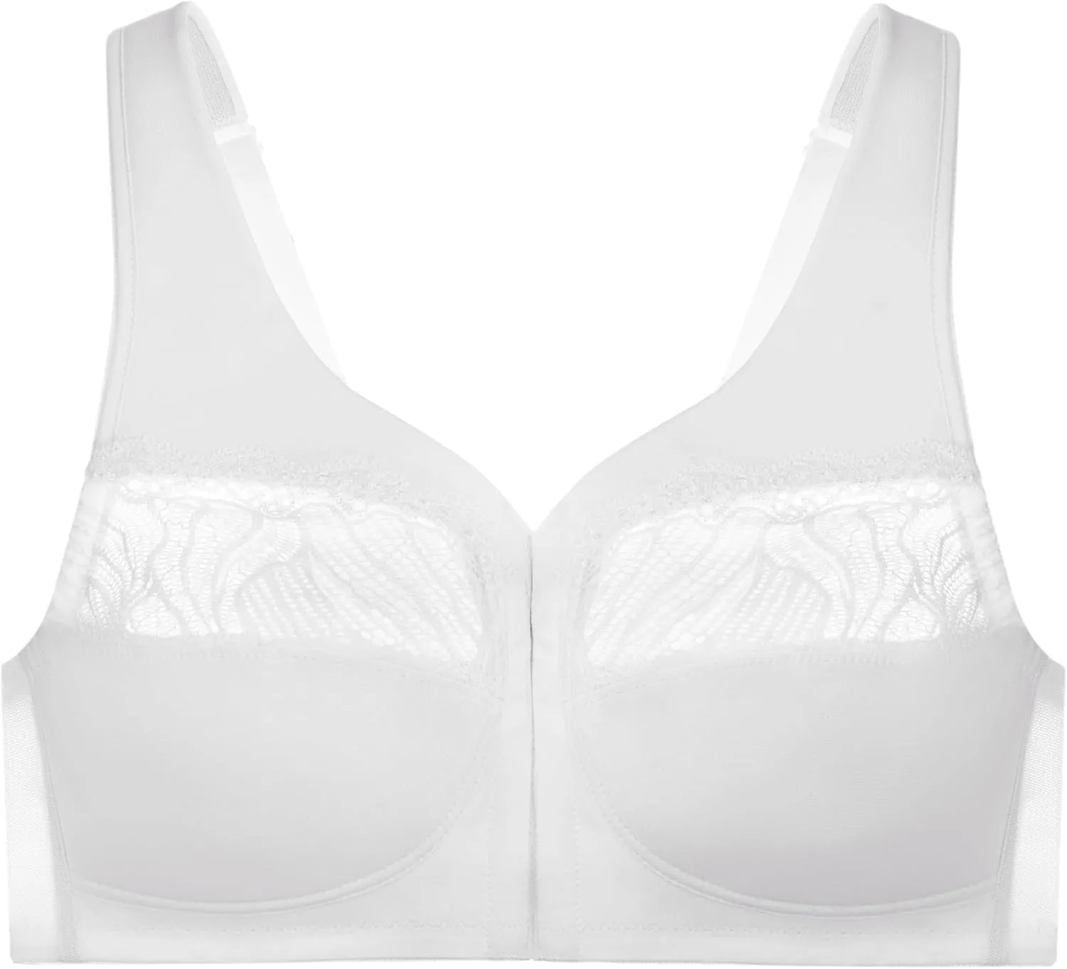 Glamorise Women's Plus Size MagicLift Natural Shape Bra Wirefree #1210