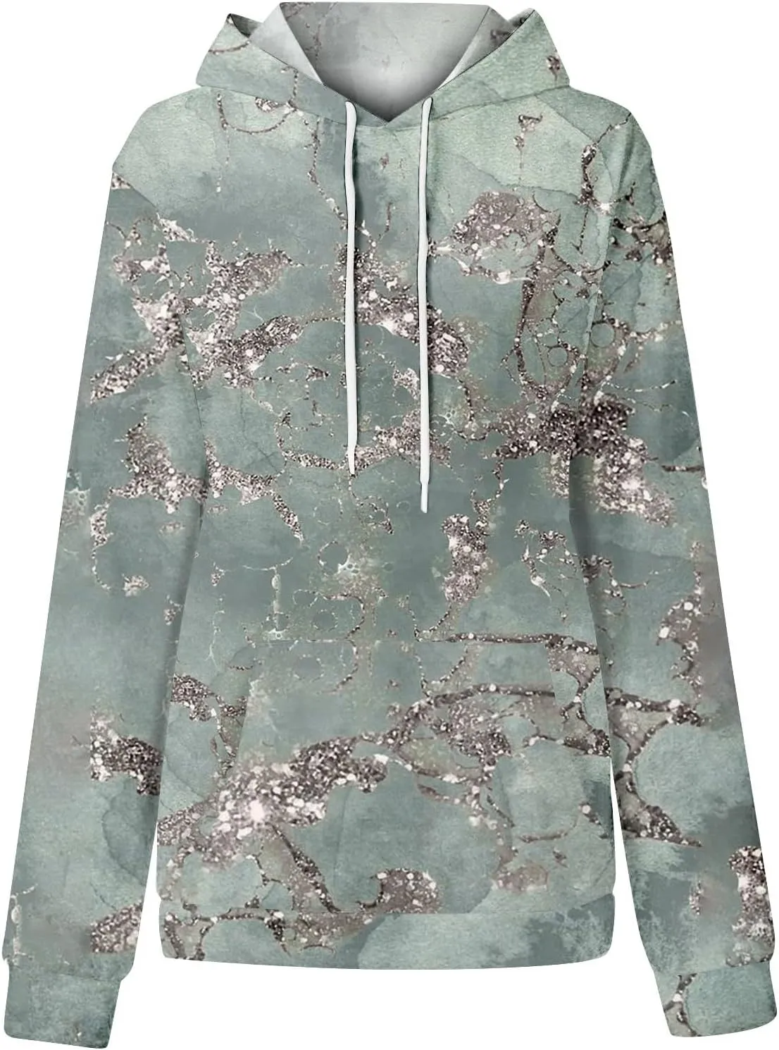 GOFULY Women'S Fashion Hoodies & Sweatshirts Long Sleeve Drawstring Sweatshirts Tie Dye Fall Pullover Winter Sweatshirts