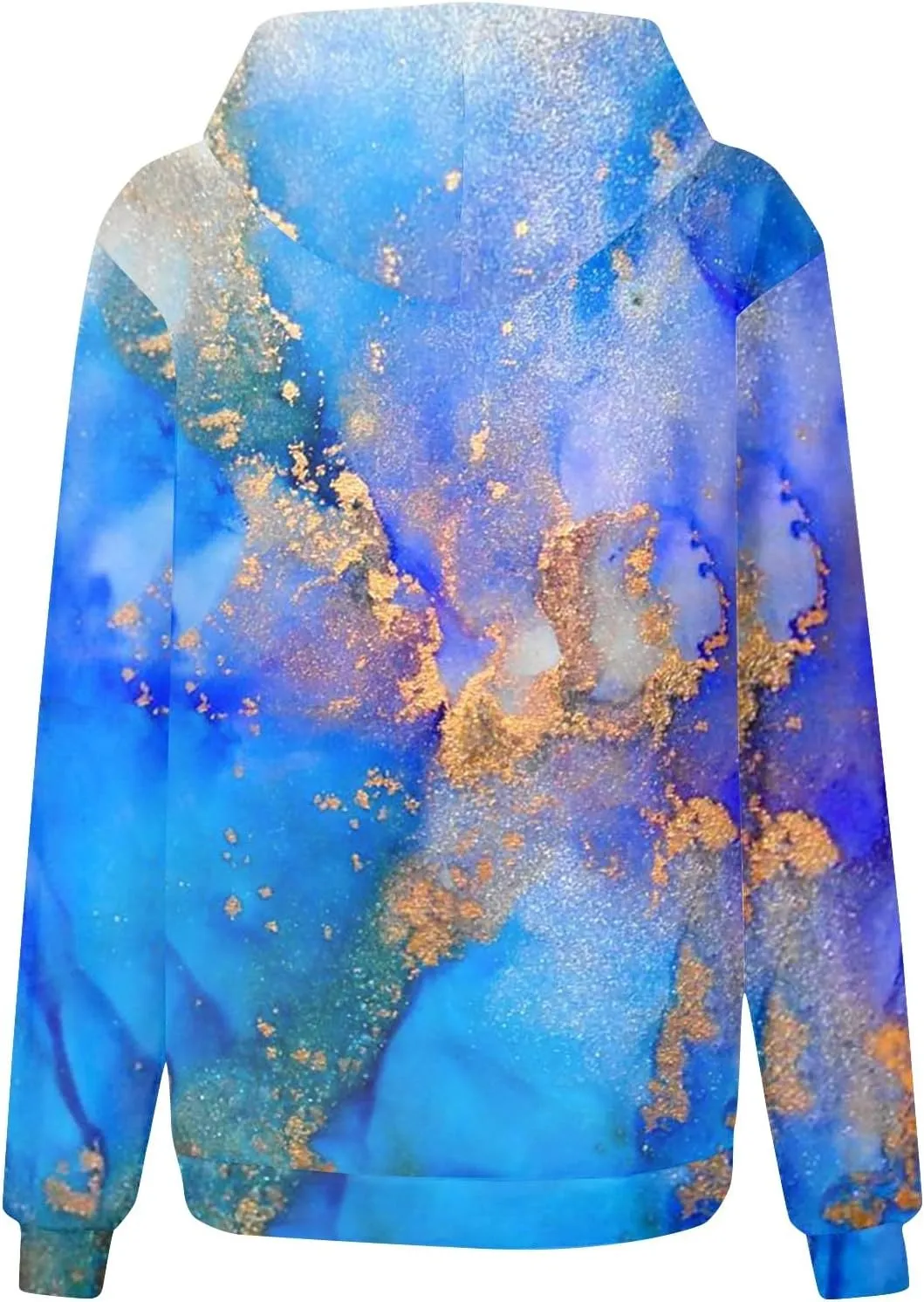 GOFULY Women'S Fashion Hoodies & Sweatshirts Long Sleeve Drawstring Sweatshirts Tie Dye Fall Pullover Winter Sweatshirts