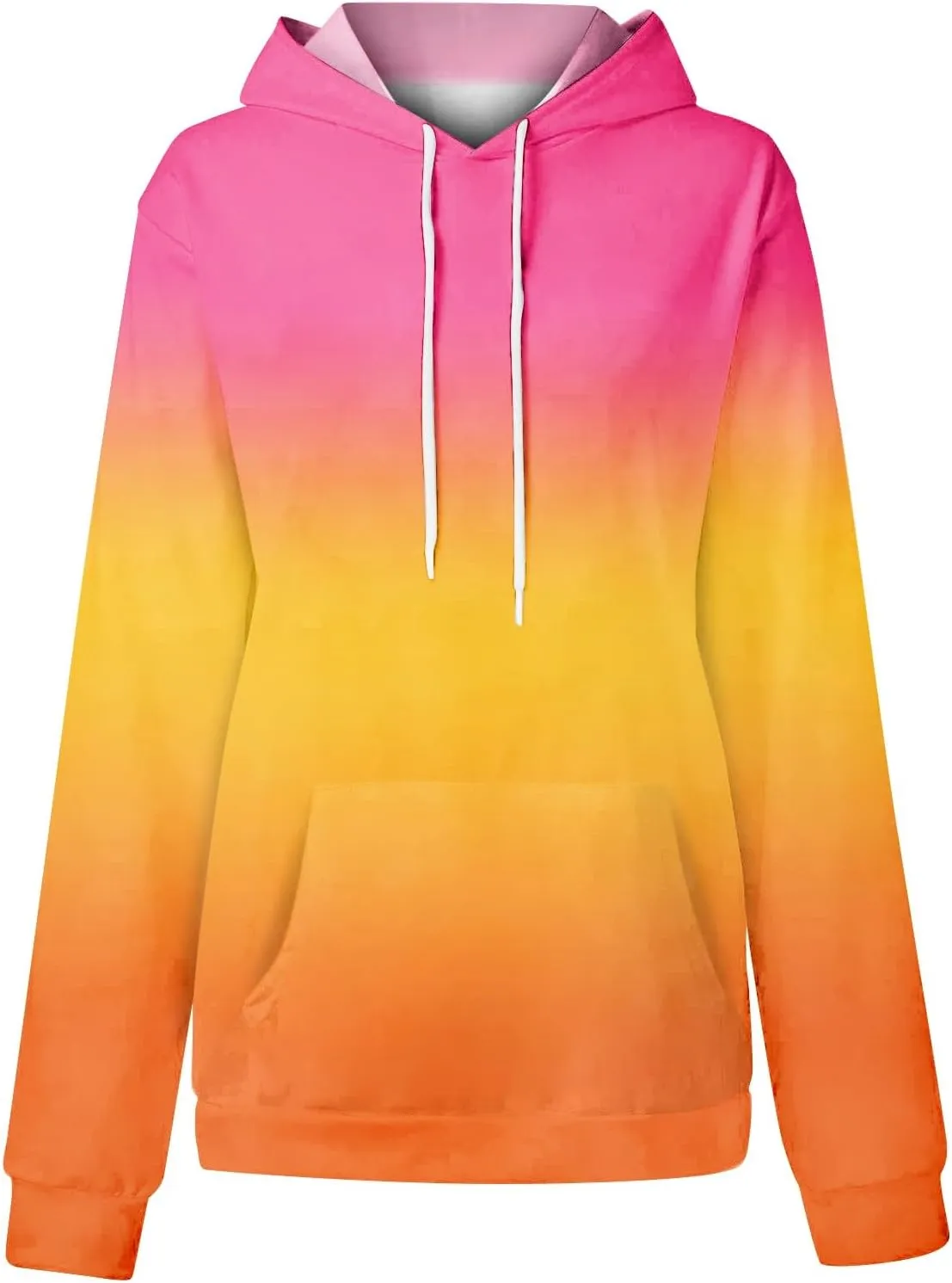 GOFULY Women'S Fashion Hoodies & Sweatshirts Long Sleeve Drawstring Sweatshirts Tie Dye Fall Pullover Winter Sweatshirts