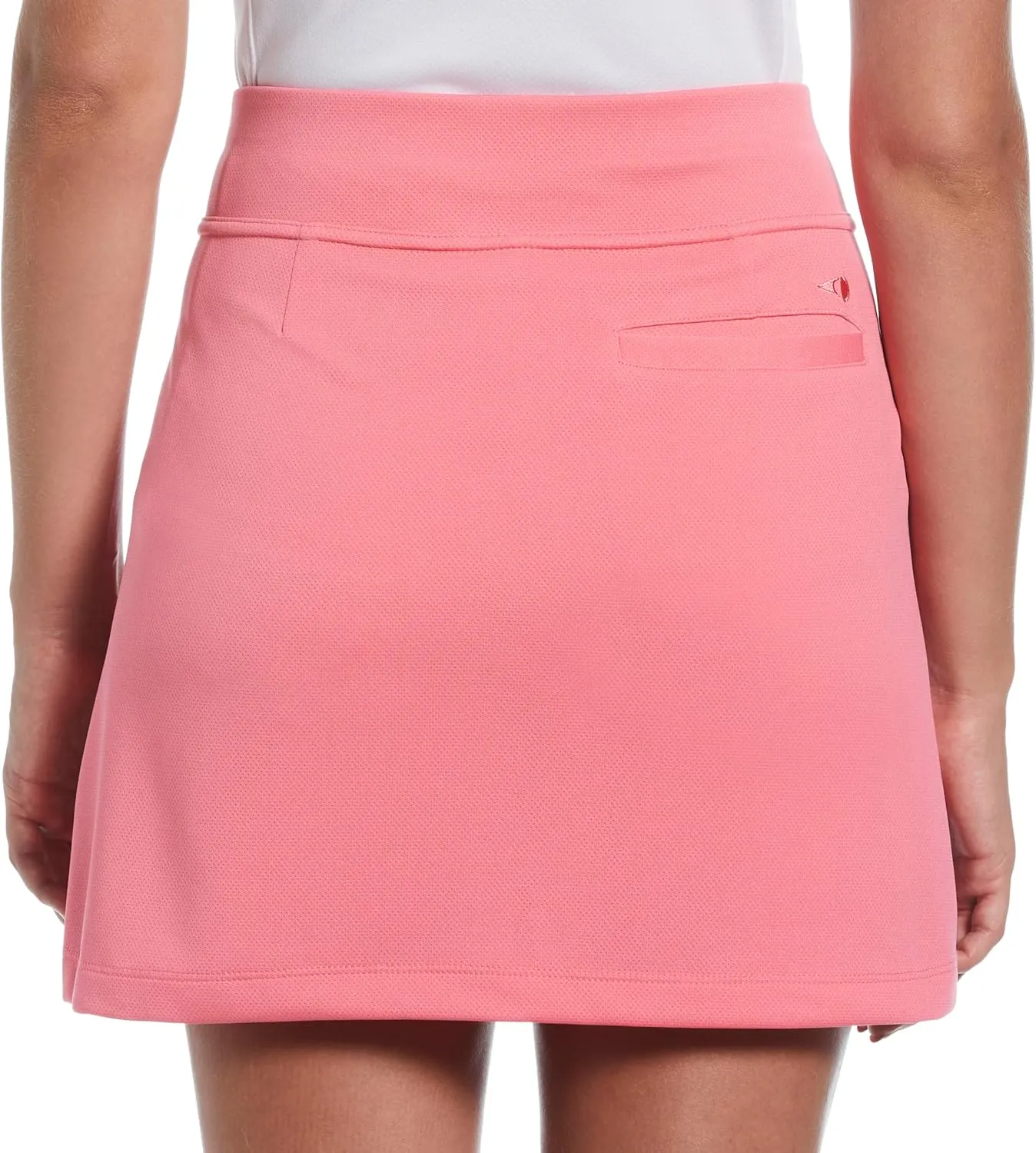 Grand Slam Women's 16" Solid Golf Skort with Power Mesh, Ventilated, Moisture-Wicking Fabric