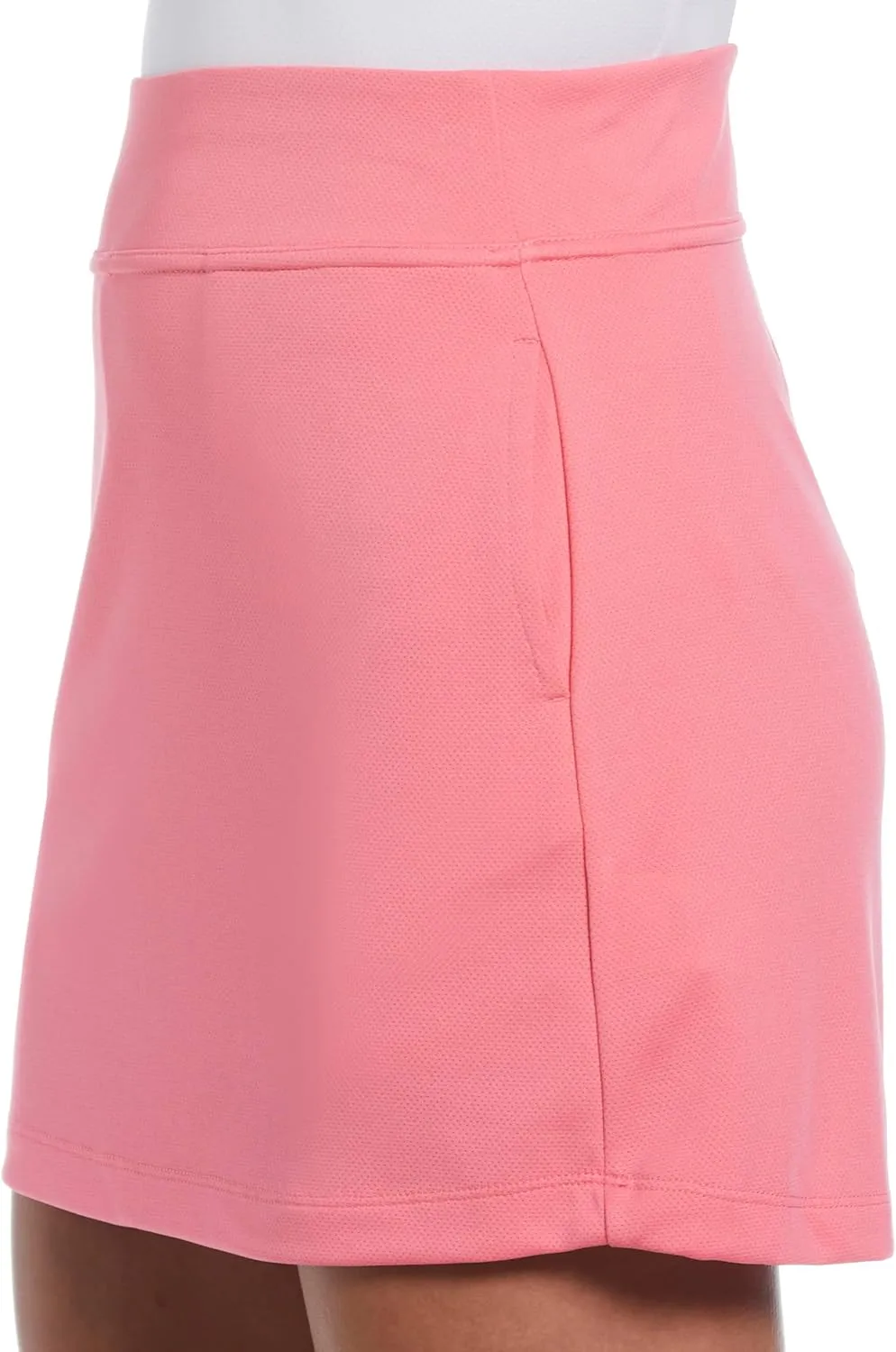 Grand Slam Women's 16" Solid Golf Skort with Power Mesh, Ventilated, Moisture-Wicking Fabric