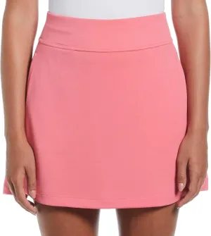 Grand Slam Women's 16" Solid Golf Skort with Power Mesh, Ventilated, Moisture-Wicking Fabric