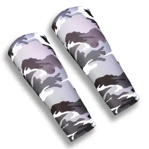 Grey Camo Pattern Forearm Sleeves