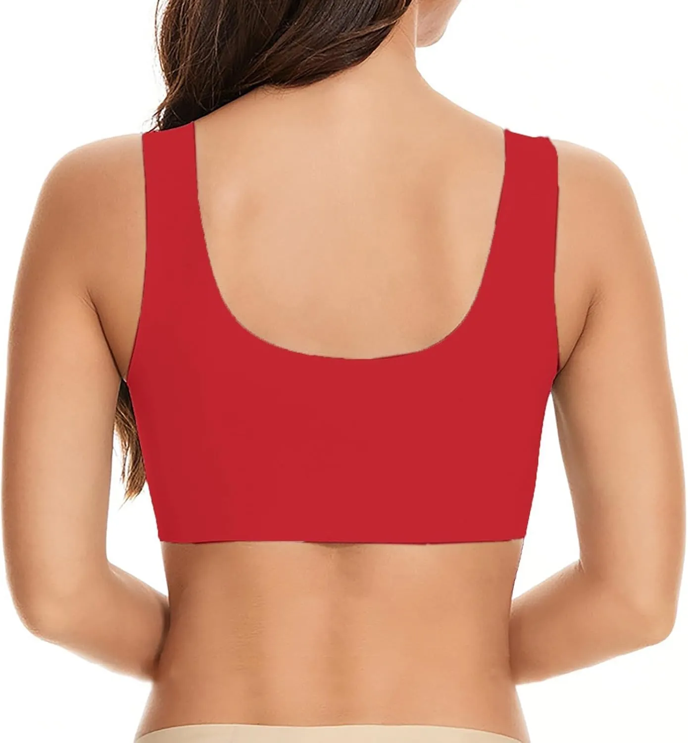 Hatmeo Bras for Senior Women Posture Correcting Bra No Underwire Seamless Bras Plus Size Sexy Push Up Bralette Zen Chic Bra