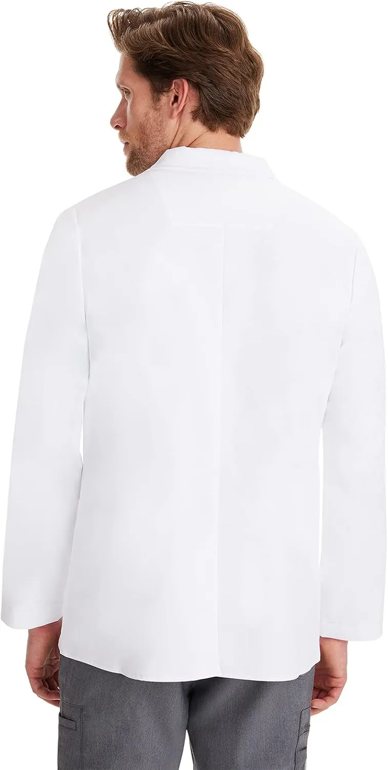 Healing Hands Medical Lab Coat Leo White Coat with 5 Pockets, Soft & 2-Way Stretch Fabric 5150
