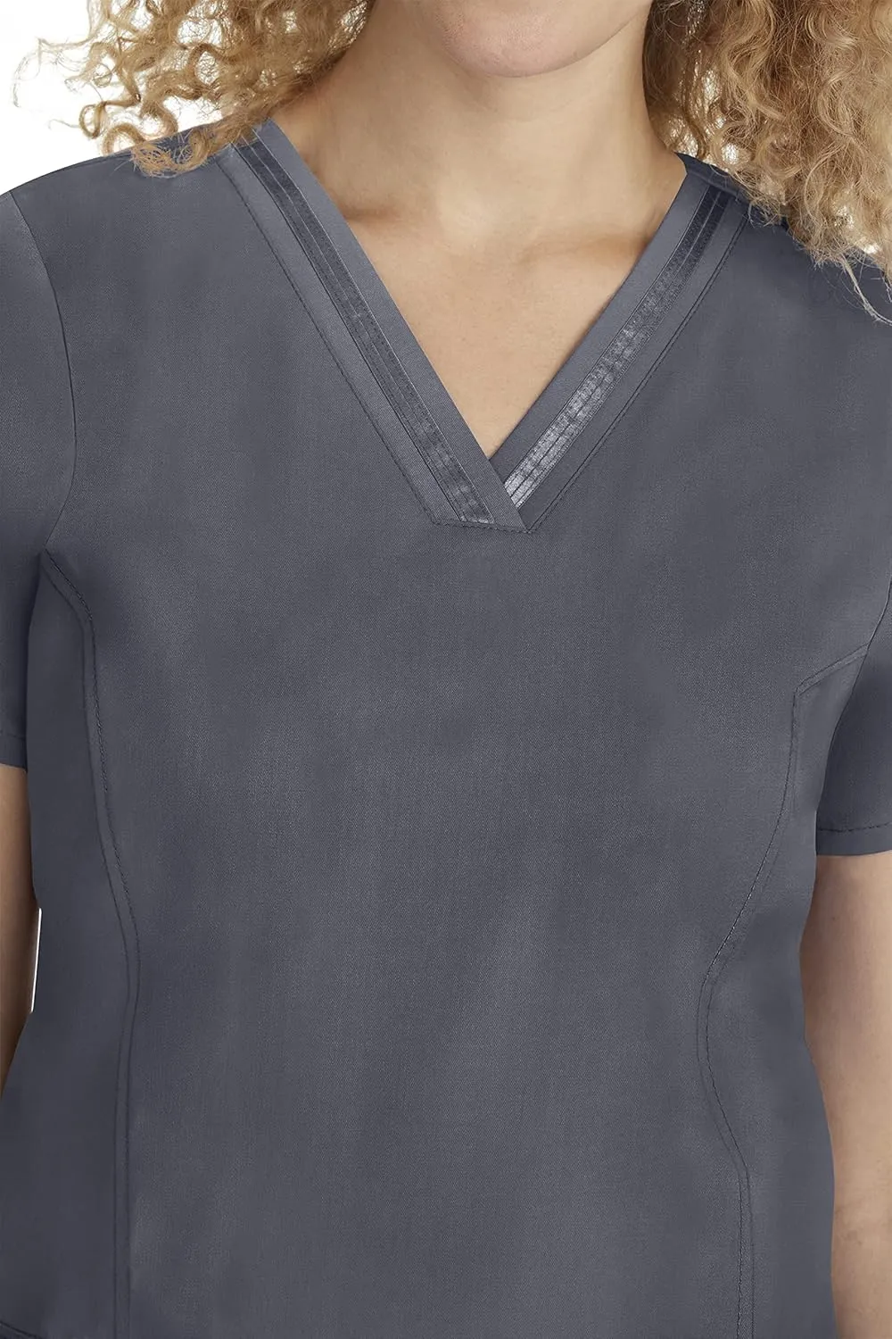 Healing Hands Scrub Top for Women with 3 Pockets and Easy Care, 2-Way Stretch Fabric 2278