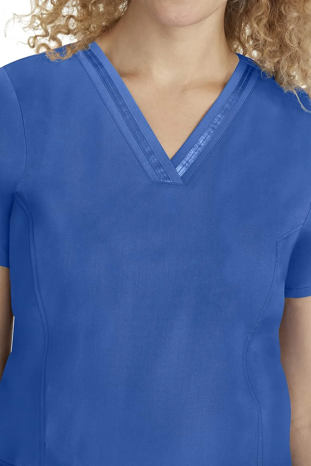 Healing Hands Scrub Top for Women with 3 Pockets and Easy Care, 2-Way Stretch Fabric 2278