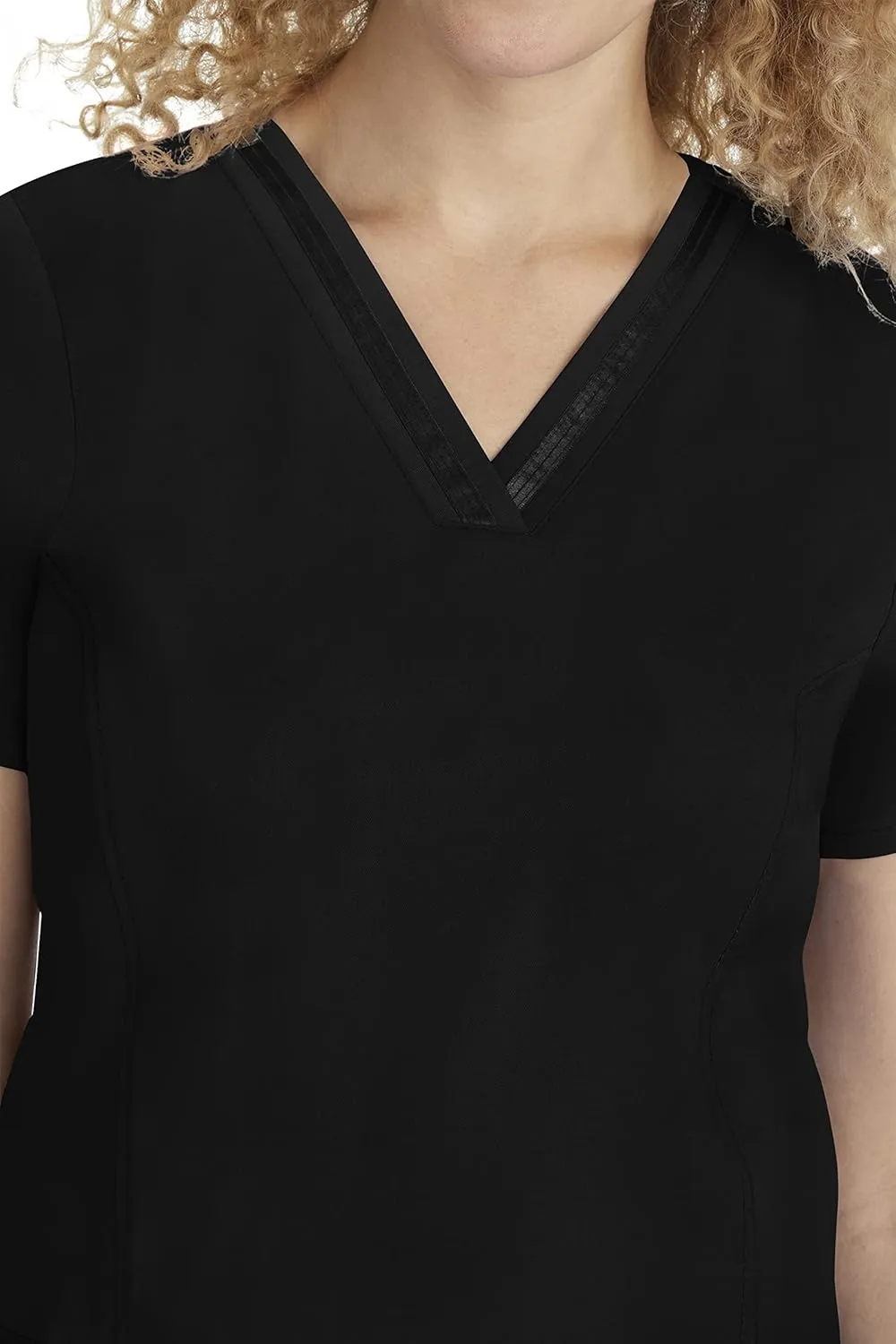 Healing Hands Scrub Top for Women with 3 Pockets and Easy Care, 2-Way Stretch Fabric 2278