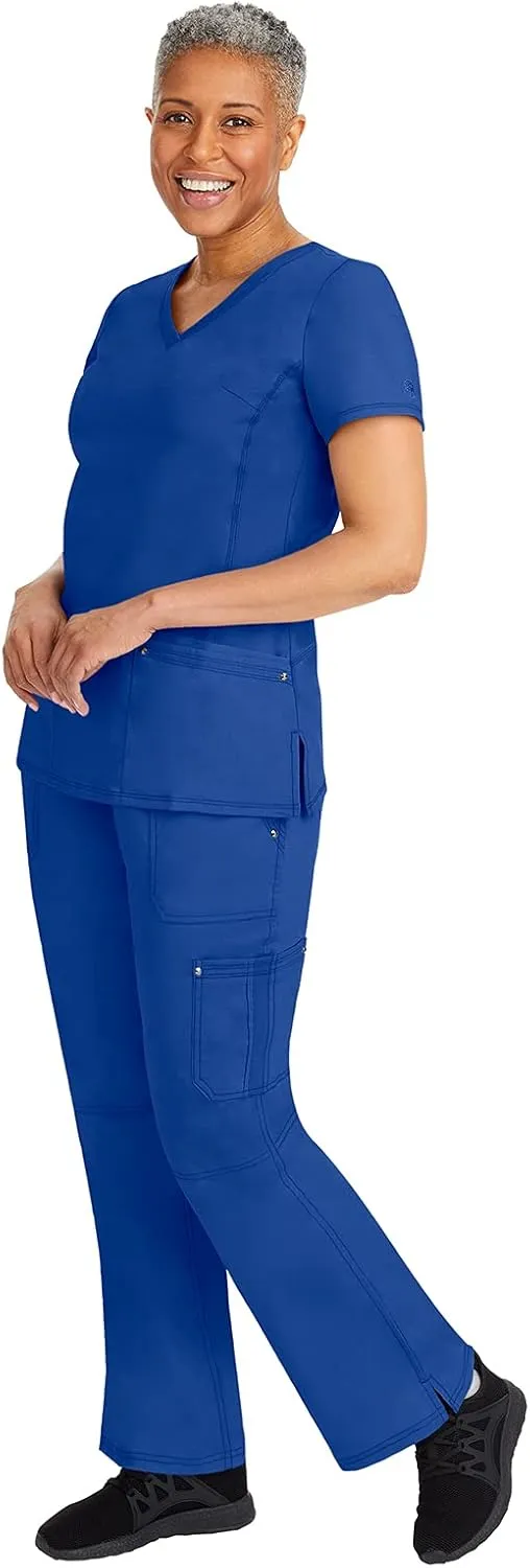 Healing Hands Women's Scrub Pant Tori Cargo Bottoms with 5 Pockets and 2-Way Stretch Fabric 9133
