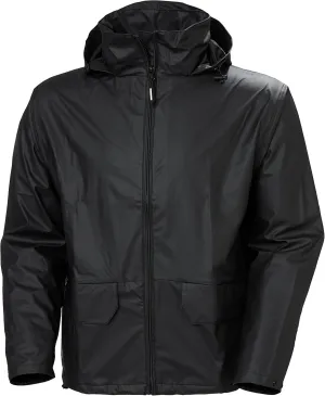 Helly-Hansen Voss Waterproof Rain Jackets for Men Featuring Full Stretch Fabric and Adjustable Hood that Packs into Collar