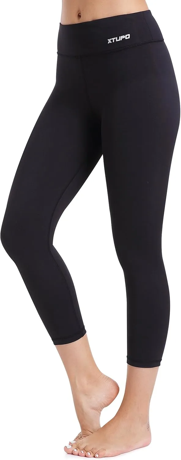 High Waist Yoga Pants for Women with Pockets Leggings for Workout Running Tummy Control 4 Way Stretch Fabric