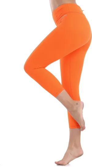 High Waist Yoga Pants for Women with Pockets Leggings for Workout Running Tummy Control 4 Way Stretch Fabric