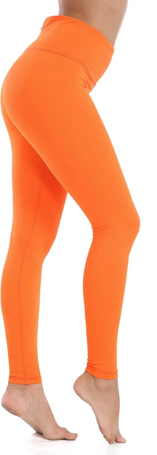 High Waist Yoga Pants for Women with Pockets Leggings for Workout Running Tummy Control 4 Way Stretch Fabric