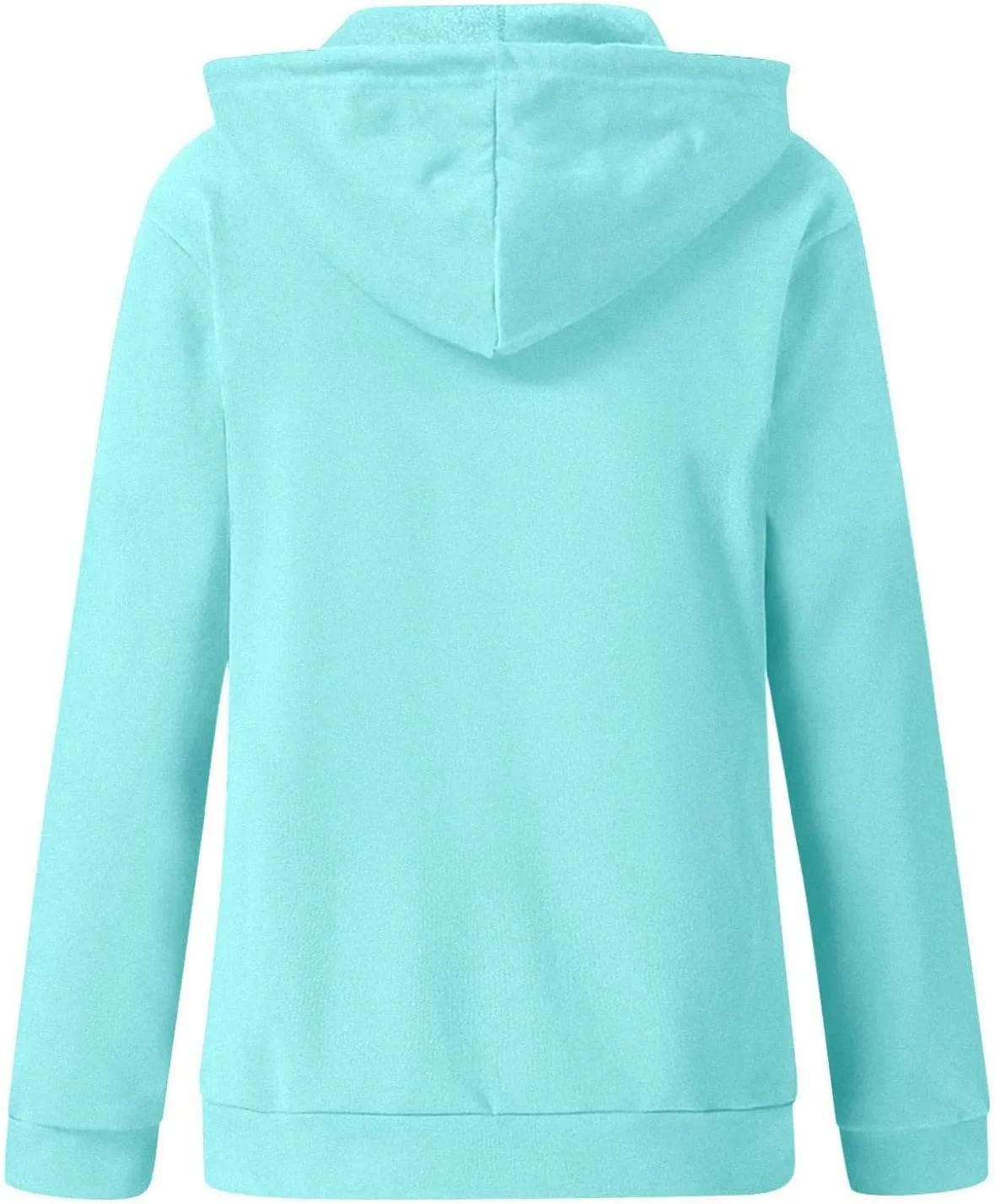 Hoodies for Women Pullover Color Block Pocket Casual Long Sleeve V Neck Sweatshirts Hooded Tops Shirts Outwear