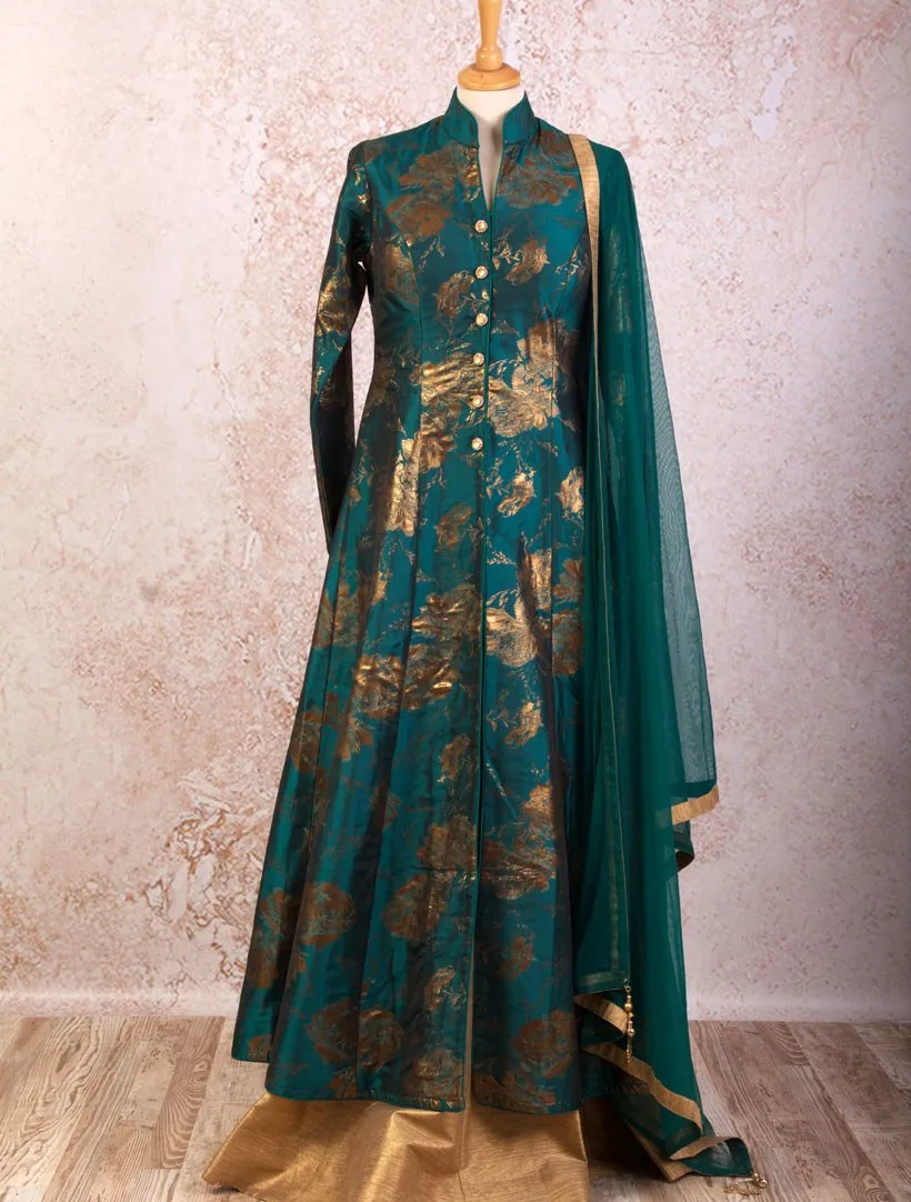 I8/1102 Floral jacket/skirt