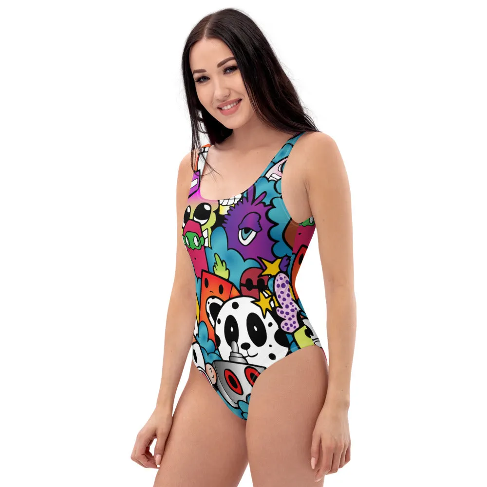 In The Jungle - One-Piece Swimsuit