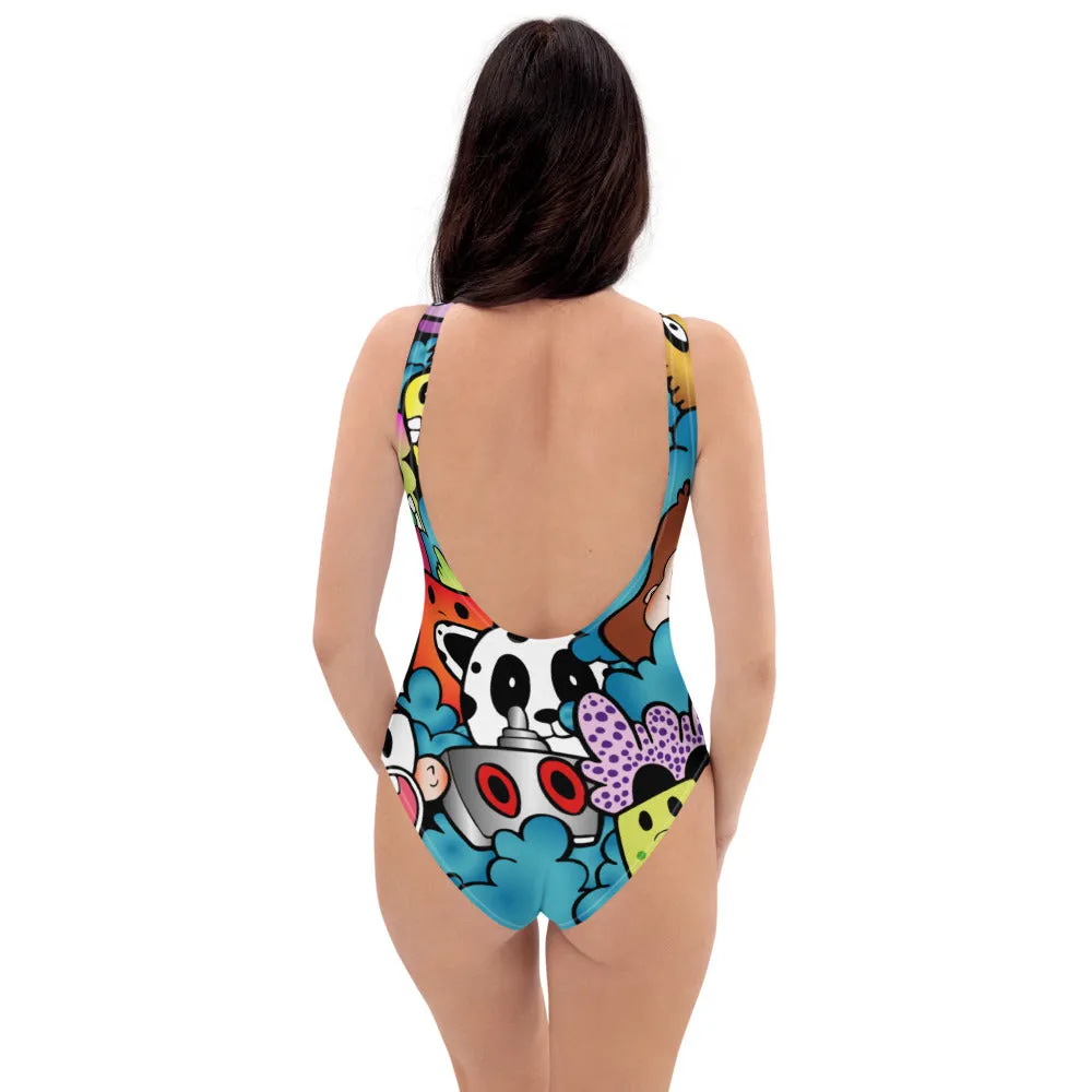 In The Jungle - One-Piece Swimsuit