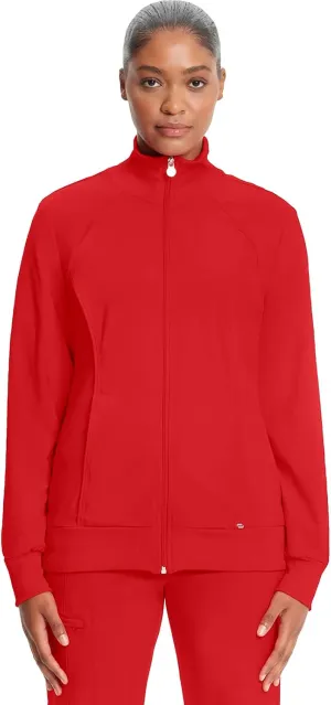 Infinity by Cherokee Zip Front Scrub Jackets for Women, 4-Way Stretch Fabric, 2391A