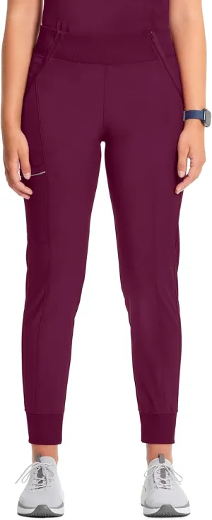 Infinity Women's Scrub Jogger Pants Mid Rise Bottoms with 5 Pockets, Moisture Wicking & 360 Stretch Fabric - CK110A
