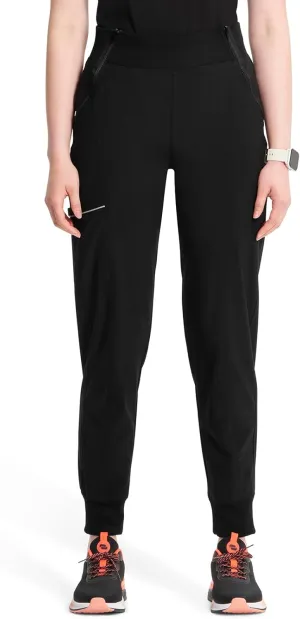 Infinity Women's Scrub Jogger Pants Mid Rise Bottoms with 5 Pockets, Moisture Wicking & 360 Stretch Fabric - CK110A