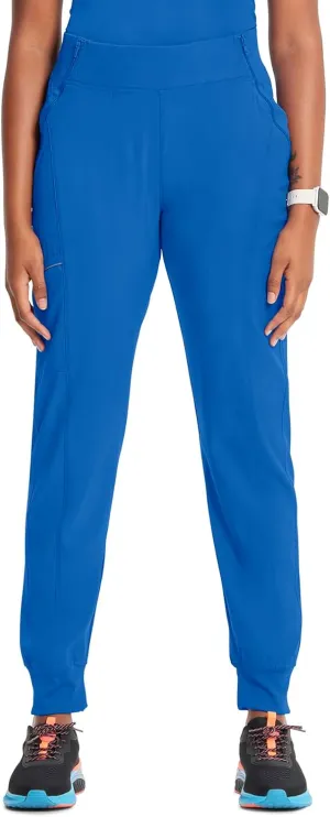 Infinity Women's Scrub Jogger Pants Mid Rise Bottoms with 5 Pockets, Moisture Wicking & 360 Stretch Fabric - CK110A