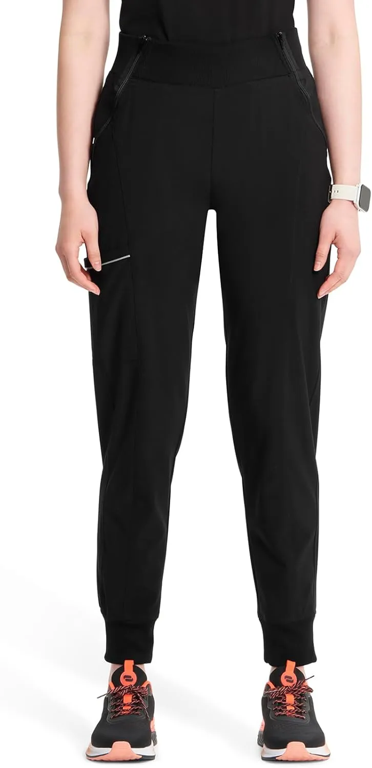 Infinity Women's Scrub Jogger Pants Mid Rise Bottoms with 5 Pockets, Moisture Wicking & 360 Stretch Fabric - CK110A