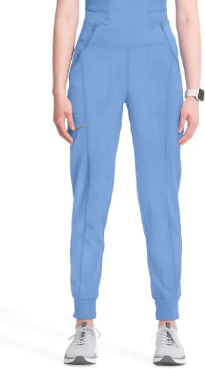 Infinity Women's Scrub Jogger Pants Mid Rise Bottoms with 5 Pockets, Moisture Wicking & 360 Stretch Fabric - CK110A