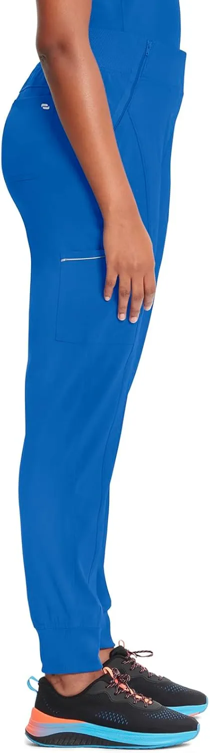 Infinity Women's Scrub Jogger Pants Mid Rise Bottoms with 5 Pockets, Moisture Wicking & 360 Stretch Fabric - CK110A