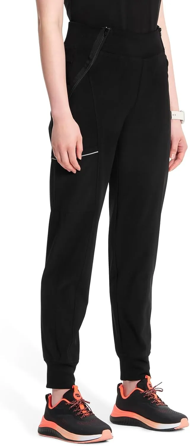 Infinity Women's Scrub Jogger Pants Mid Rise Bottoms with 5 Pockets, Moisture Wicking & 360 Stretch Fabric - CK110A