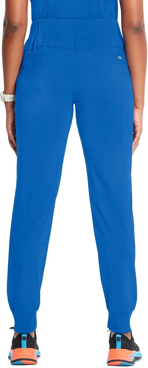 Infinity Women's Scrub Jogger Pants Mid Rise Bottoms with 5 Pockets, Moisture Wicking & 360 Stretch Fabric - CK110A