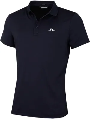 J.Lindeberg Men's Wince Reg Fit Moisture Wicking Polo Shirt - JL Navy - L