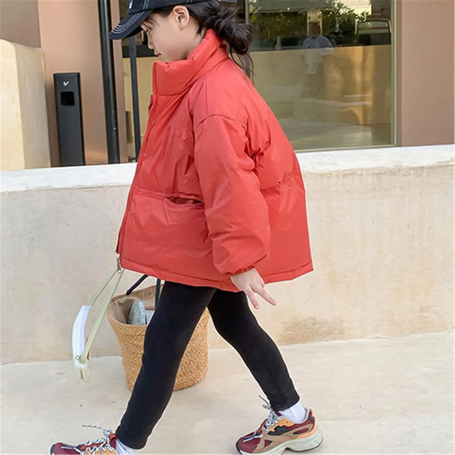 Kids Toddler Baby Girls Boys Winter Warm Thick Solid Cotton Long Sleeve Padded Jacket Coat Winter Coats for Teenage