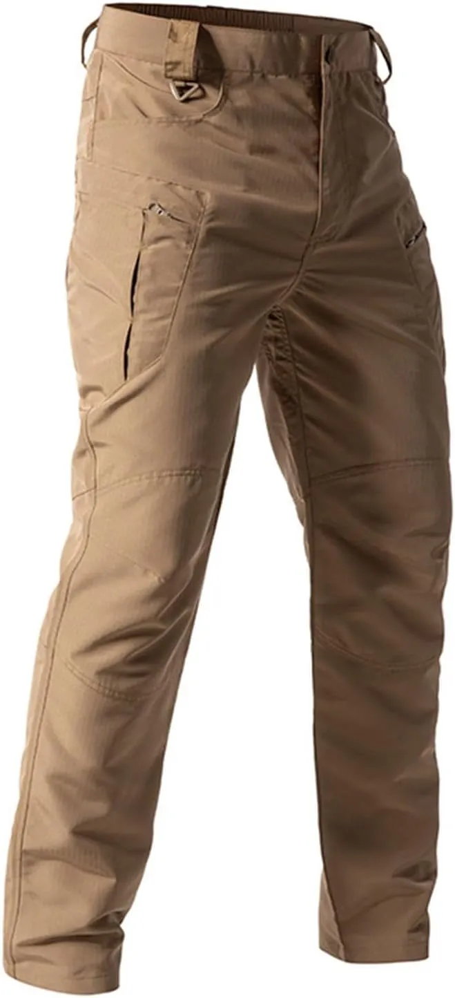 lcyhony Camo Cargo Pants for Men Relaxed fit Water Resistant Tactical Pants Stretch Ripstop Hunting Hiking Pant Multi Pockets