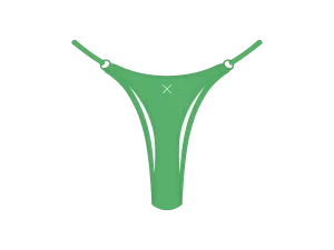 Leaf Green Bow Tie Bottoms