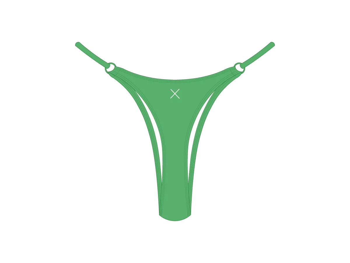 Leaf Green Bow Tie Bottoms