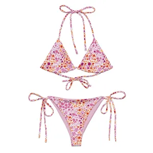 Lesbian Flowers String Bikini