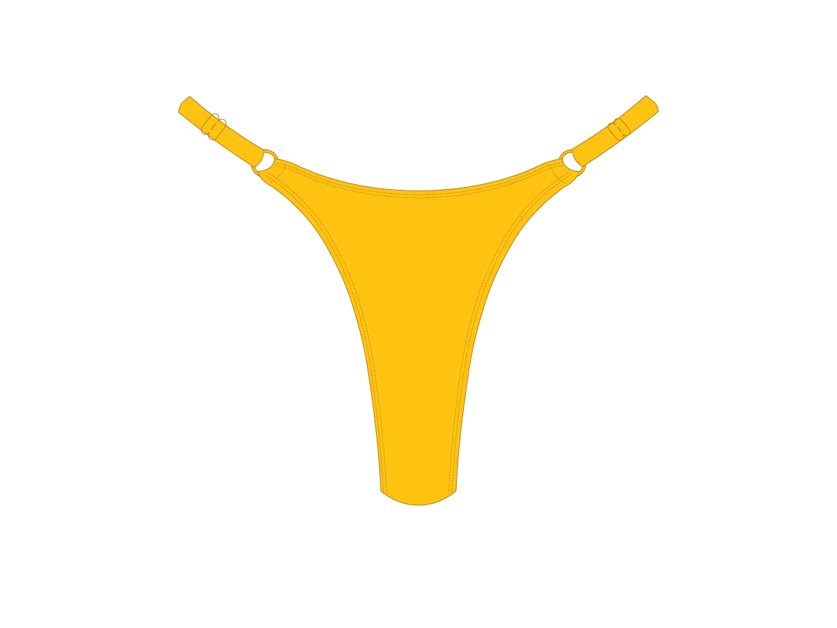 Lily Yellow Bow Tie Bottoms