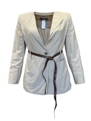 Marina Rinaldi Women's Beige Cesale Blazer NWT