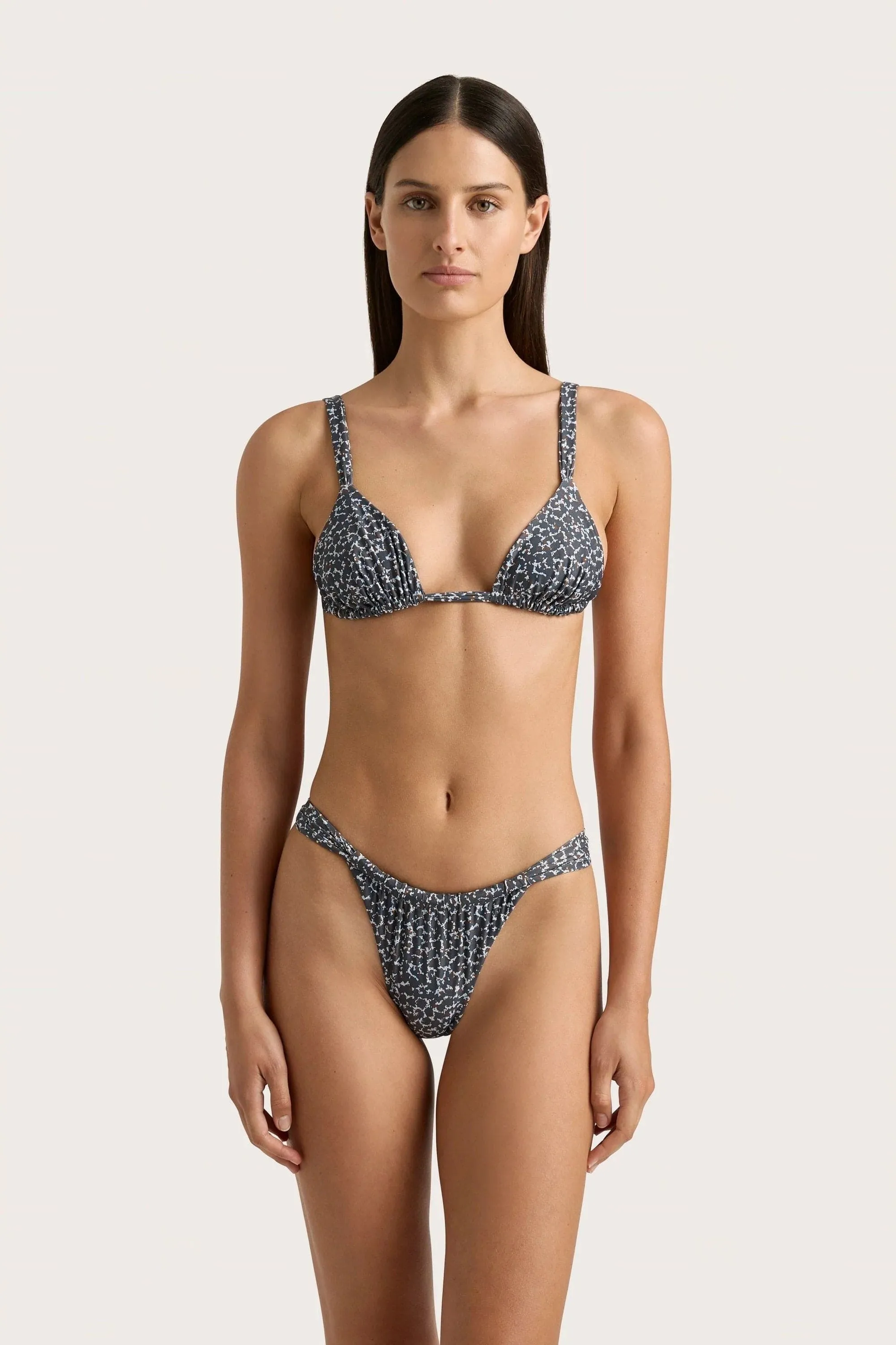 Mary Bikini Top Amanylis Charred Navy - Final Sale